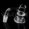 Blender Banger Tam Kaynak Kuvars Banger 20mm OD Eğimli Kenar Üst Kova 10mm 14mm Erkek 18mm Kadın Sigara Dab Rig Cam Su Bong