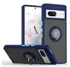 Google Pixel의 링 스탠드 케이스 6 7 Pro Shockproof Finger Ring Holder Kickstand Magnetic Protective Phone Cover Shell