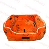 Orange Kennel Designer Pet Bed Winter Warm Dog Plush Kennels Senior Pets Fur Nest