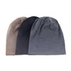 Beanie/Kafatası Kapakları Moda Örme Beanie Hat Kadınlar Üçgen Desen Düz Renk Kapakları Lady Yumuşak Sıcak Kafatalar Beanes Femme Slechy Bonnets T221020