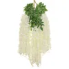 装飾的な花12pcsルームガーランドガーデンウェディングデコレーション人工vine偽の花hanging rattan簡単なパーティーランドスケープスプリング