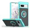 Cases With Ring Stand for Samsung iPhone LG Google Motorola Models Shockproof Hard Phone Protective Cover