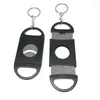 Nyckelringar m￤n Cutter Keychain Plastic Stainless Steel Cutting Tool Professional Key Chain Keyring