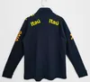 2022 2023 Fußballbekleidung Brasilien Trainingsanzug Jacke langer Reißverschluss Brasilien Camiseta de Futbol RICHARLISON G.JESUS COUTINHO Kapuzenpullover Trainingsanzug Fleece