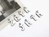 S925 Sterling Silver Letter Pendant Halsband Herr- och kvinnors modesmycken
