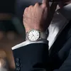 Mu￱ecos de pulsera AGELOCER Mens Mec￡nicos Relojes Reserva impermeable Reserva de energ￭a de 80 horas Reloj Hombre de cuero Reloj
