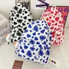 3pcs School Bags Student Nylon All Love Line Prints Large Capacity Waterproof Protable Backpack Bag