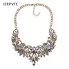 Collier ras du cou luxe cristal autrichien strass collier femmes bijoux multicolore Boho ethnique déclaration femme grand col