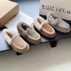 hairy women's shoes outside wearing autumn and winter new warm wool snow boots cotton plush shoe
