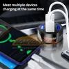 QC 3.0 3 USB CAR Charger Quick Chargers Adapter Adapter для iPhone Samsung Xiaomi Redmi Note 9 Зарядка автомобильная зарядка автомобильная электроника бесплатно корабль