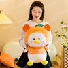 25/30/45 cm bella frutta anatra peluche carino arancione fragola anguria anatra animali di peluche bambole super morbide regali per bambini