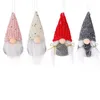 ديكور عيد الميلاد GNOME DOLL DOLL Pendant TREE TREE Hanging Ornament New Year Kids Gifts Party Supply RRA213