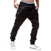 Męskie spodnie 3xl mężczyzn Casual Joggers Solidne cienkie spodnie dresowe Męskie kieszenie na suwaki Spodnie joggingowe dna dna sportowa dres sportowy