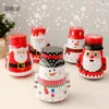 Gift Wrap Christmas Cartoon Box Santa Snowman Tumbler Festival Year Party Candy Cookie Package Storage Iron B275D