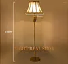 Vloerlampen Goud Koper Lichtpunt Mode Luxe Standaardlamp Royal Fortuny Retro Klassiek