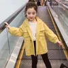 Coat Japan Korean Style Spring Automne Children Kids Streetwear 2022 Brand Kpop Girls Trench Raincoat Loosewear Veste