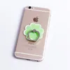 Accessoires de téléphone portable Supports de bague créatifs Supports de boucle de bague en acrylique Support de boucle d'amour de belle fleur pour iPhone 7 Plus cadeau # 001