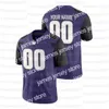 Nieuwe Amerikaanse slijtage aangepaste Washington Huskies College voetbalshirts Jacob Eason Salvon Ahme