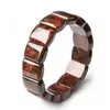 Strand Véritable Rouge Naturel Pietersite Bracelets Femmes Hommes Puissant Cristal Rectangle Perle Pierre Bracelet Bracelet 18 6mm