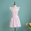 Aprons Home Kitchen Bib Cooking Baking Barbecue Ruffles Princess Apron With Pocket Pinafore Antifouling