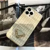 Mode Luxe Iphone 14 plus Cas Designer Téléphone Cas Pour Iphone14 promax 13 12 11 Max Weave Phonecase iphonecases