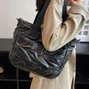 Bolsas de noite de grande capacidade para mulheres acolchoadas bolsas de tecido para baixo mensageiro de ombro para mulheres 2022 bolsas e bolsas femininas