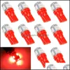 Ampoules de voiture 100X camion 12V 24V LED T10 194 168 W5W 5Smd 5050 Wedge Light BB Lampes de voiture Side Marker Clearance Blanc Vert Drop Livraison Dhn2E