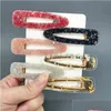 Clip per capelli Barrettes DHS Acetato Hairpins Clip per capelli Accessori per donne Girls geometriche oro coreano barrette per capelli dhy9y