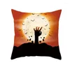 Pillow Case Halloween Cover Demon Pumpkin Bat Creative Dekoracyjne nadruk poduszki