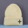 Beanie/Skull Caps 2022 NEW unisex Rabbit Fur Skullies Beanies Winter Hat for Woman With Cross Autumn Cashmere Warm hat for gift T221020