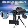 Telescópio US UK 80x100 Zoom monocular PRISM BAK4 Optical para caçar acampamento