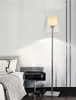 Floor Lamps Classic High Class Glass Lamp White Standing Modern Lighting For Living Room