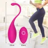 Sex toy jouets masager Femmes 10 Fréquence Silicone Vibrateur Exercice Balle Vaginale Sans Fil Télécommande Oeuf Vibrant G-spot Chatte Massage Jouets 5WUY