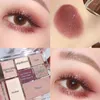 Sombra dos olhos 7 Cores transparente Paleta de sombra Toom Terra Shimmer Maquiagem de cor fosca