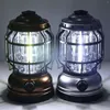 Portable Lanterns 18650 LED Camping Lantern Waterproof USB Rechargeable Outdoor Emergency Light