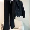 Damen zweiteilige Hosen Freizeitanzüge Designer Jacken Mäntel für Damen Langarm Reißverschlussjacke Coole Mädchen Streetwear Damenbekleidung Set E89