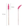 Makeup Brushes 50 Pcs/Pack Disposable Crystal Eyelash Brush Diamond Handle Mascara Wands Extension Tool