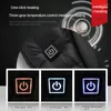 Herrjackor vintervärme Vest Fashion Casual Men's and Women's Warm Clothing Smart USB Electric Jacket