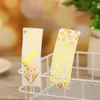 Gift Wrap 50pcs Rectangle Gold Business Label Stickers Paper Cute Thank You For Baking Packaging Seal Labels Stationery