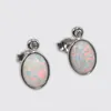 Dangle Earrings JLE1387 Unique Design Simple Egg-Shaped Fire Opal Wholesale And Retail Women's Jewelry