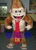 Mascot Costume Brown Kong Kim Vajra Kingkong Orangutan Monkey Adult Cartoon Character Outfit Suit Farewell Dinner Fashion Promotion No.4813