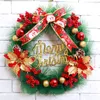 Decorative Flowers Wreath Christmas Decoration 2023 Garland For Door Garlands Home Decorations 2022 Flower Front The Frame Artificial