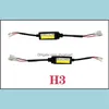 Autres feux de voiture LED phare de voiture Canbus erreur annuleur décodeur H1 H3 H4 H7 H11 H13 livraison directe 2022 mobiles motos lumières Dhpei