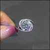 Bagues de mariage alliage de mariage Engagement de luxe pour femmes ronde cubique zircone d￩licate file anneau kpop accessoires bijoux en gros dhmnu