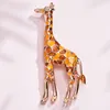 Broches mignon girafe broche femme accessoires Animal broche boucle femme costume manteau