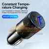 Charge rapide 3.0 68W PD Chargeur de voiture USB Type C Adaptateur de téléphone de voiture à charge rapide pour iPhone 13 12 Xiaomi Huawei Samsung S21 S22 Car-charge Automotive Electronics 5 couleurs