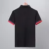 Designer mens långärmad polo skjorta mode broderi brev affärer klassiska skjortor skateboard casual topp män polos mån