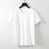 Camas de camisetas masculinas de camiseta grande masculina tamanho grande 12xl 11xl 9xl 10xl Manga curta pescoço redondo solto casual preto branco branco