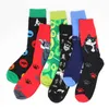 Cartoon animal cat trendy men's Harajuku style Street Men's mid-calf autumn and winter new cotton socks