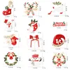 Juldekoration Brosch Santa Claus Snowman Socks Cartoon Corsage Fashion Jewelry